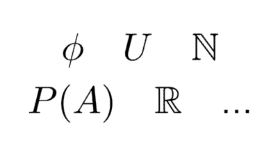 Tipos de conjuntos matemáticos